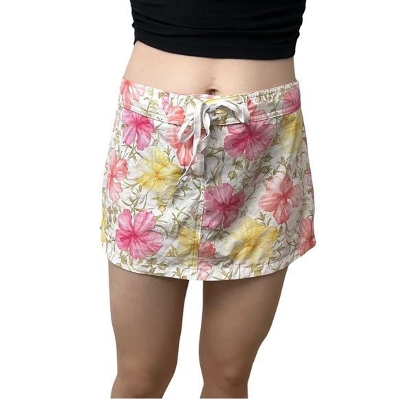LoveShackFancy x Hurley Skirt Mini Floral Y2K Size Medium - Picture 7 of 7